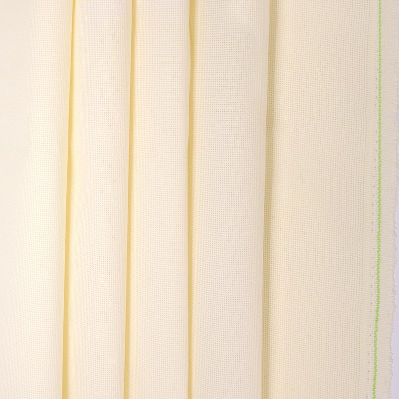 Caydo 59 x 39 Inch Beige Aida Cloth, 18 Count Classic Reserve Aida Cloth Large Size Cross Stitch Fabric for Needlework - Image 1