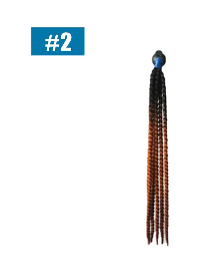 MUNTAQI Gradient Decoration Retro Braids For Motorbike Helmet