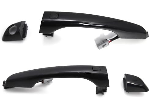 Otois 8Pcs Black Exterior Door Handle Keyless Entry Smart Key Type Set for Hyundai Elantra 2017 2020 - Image 3
