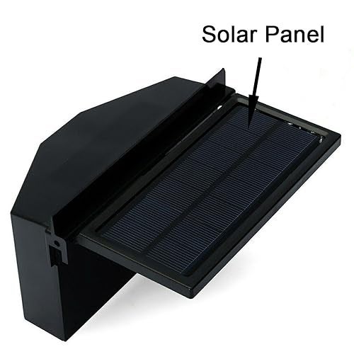 CYDZSW Car Solar Powered Exhaust Fan,Air Flow Window Fans,Solar Powered Exhaust Fan 2W (Black) - Image 3