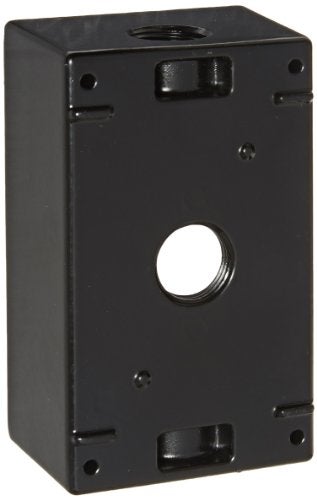 RAB Lighting RAB B3B Weatherproof Outlet Box, Black - Image 3