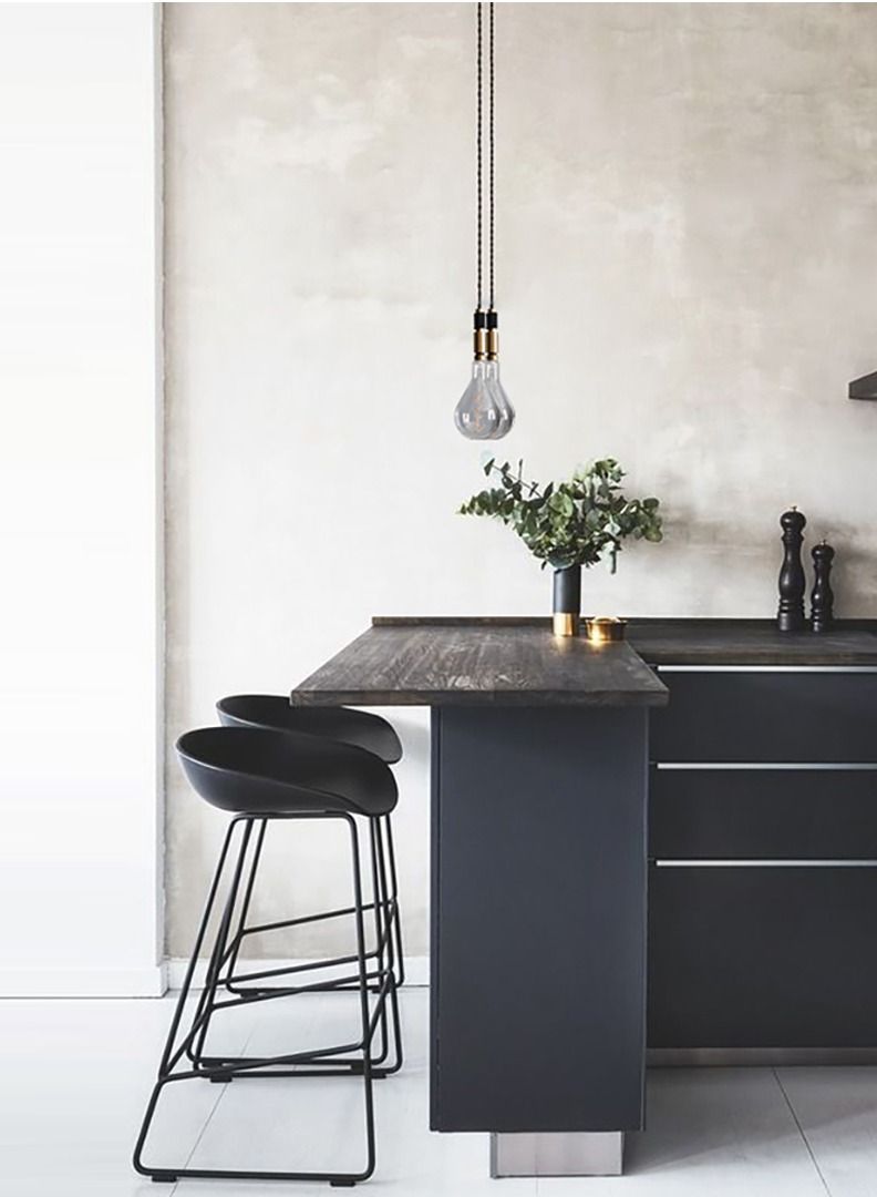 Suspension Light, Pendant Light, Suspension Brass Light, Spiral Cord Suspension Brass Light , E 27 Socket, Black Nylon Cable 120 CM Length - Image 3