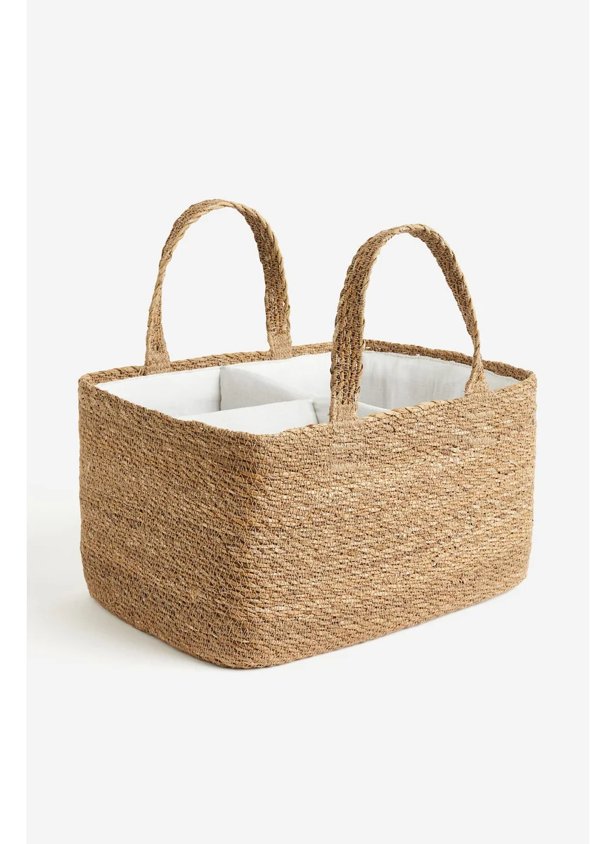 H&M Seagrass Changing Bag