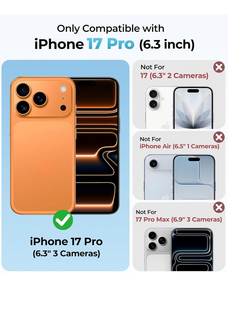 iPhone 17 Pro Cover Liquid Soft Silicone iPhone 17 Pro Case Anti Scratch with Inside Microfiber Lining Shockproof Protective Phone Case for iPhone 17 Pro - Image 2