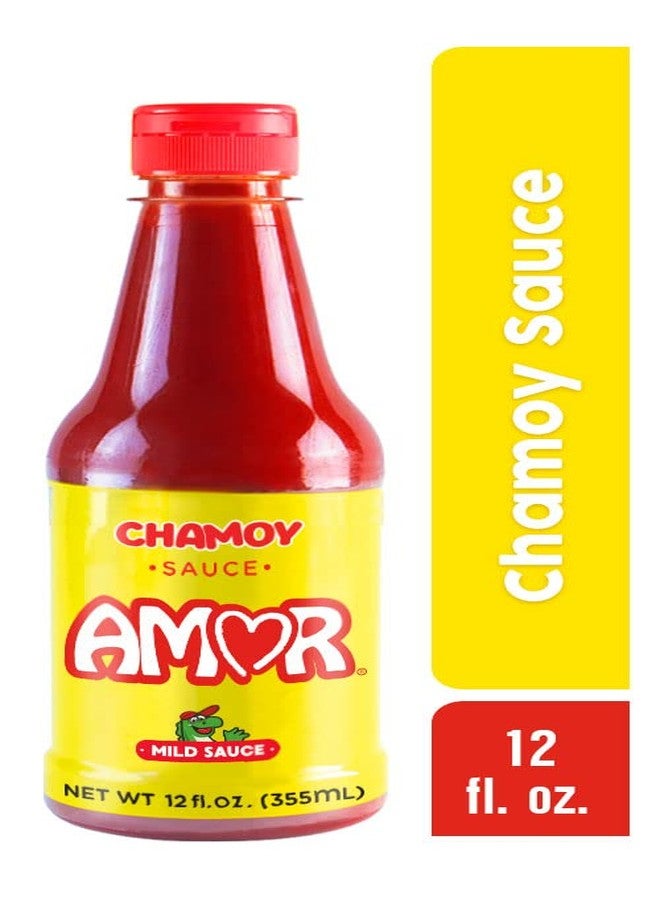 Amor Chamoy Sauce | Bittersweet flavor | 2,500 Scoville level | Enjoy it with fruits, veggies, snacks, and drinks | Kosher | 12 Fl Oz Bottles (Pack of 2) - Image 2