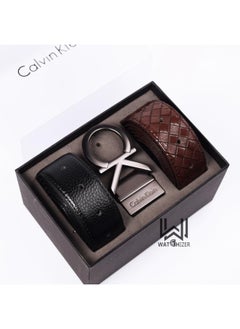 CALVIN KLEIN JEANS PLUS Calvin Klein leather Belt 