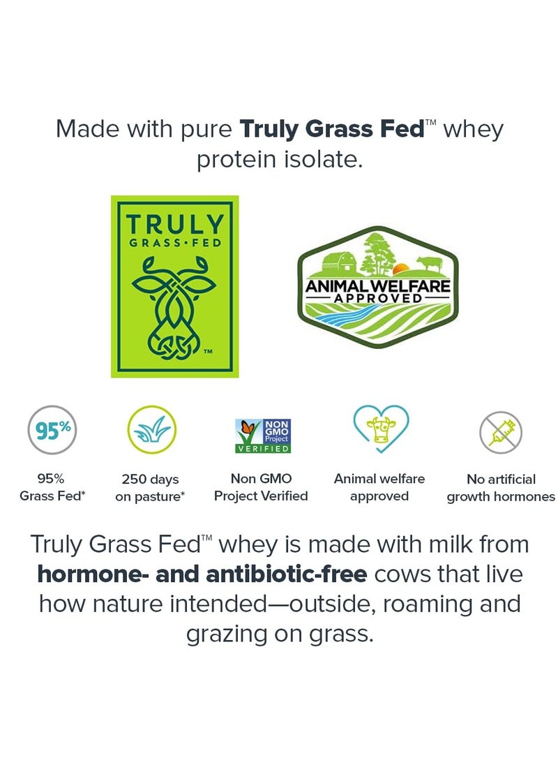 Legion Athletics - Whey+ Protein Powder Grass Fed Whey Protein Isolate Naturally Sweetened And Flavored No Added Sugars 22 grams Per Serving 913.5 g (2.01 Lbs), 30 Servings - Birthday Cake - Image 1