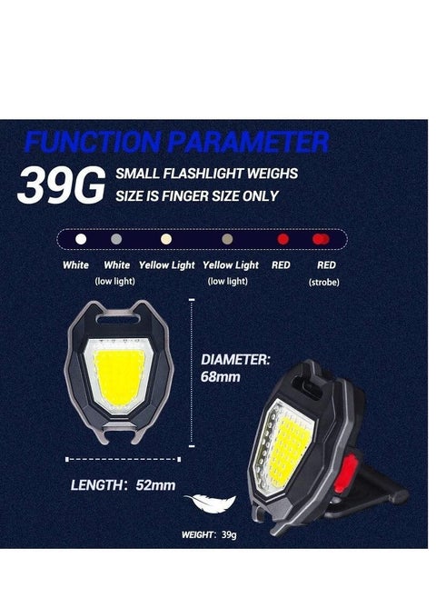 High brightness 3 in 1 multifunctional flashlight, cigarette lighter, screwdriver, whistle and rope for hanging