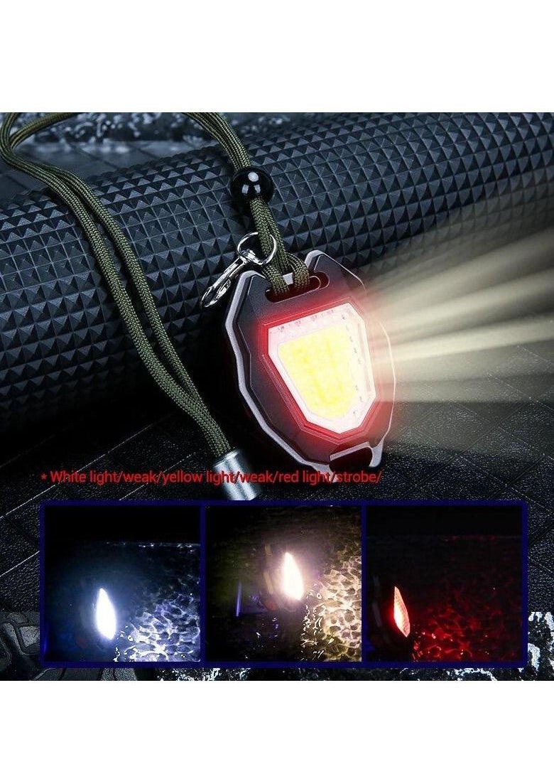Generic - High brightness 3 in 1 multifunctional flashlight, cigarette lighter, screwdriver, whistle and rope for hanging - Image 1