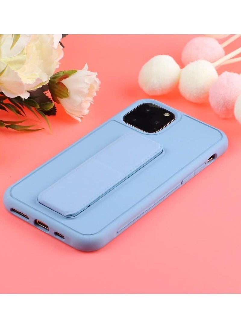 غطاء حماية متوافق مع آيفون 14 برو مع قاعدة مغناطيسية للسيارة وحامل، حزام يد عمودي وأفقي من السيليكون الفاخر، وقبضة مع قاعدة متعددة - Image 4