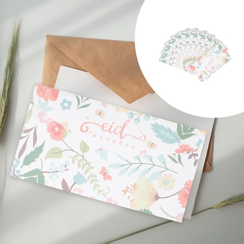 woobles 10Pcs Eid Money Envelopes for Gifting Eid Mubarak Gift Card Holders for Kids for Ramadan Eid Mubarak Greetings Supplies Eid Holiday Celebrations Decorations 1 - Image 3