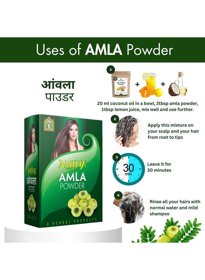 أمينا مسحوق الأملا من أمينة، عبوة 80 جرام، مكمل عشبي أيورفيدي - Image 4