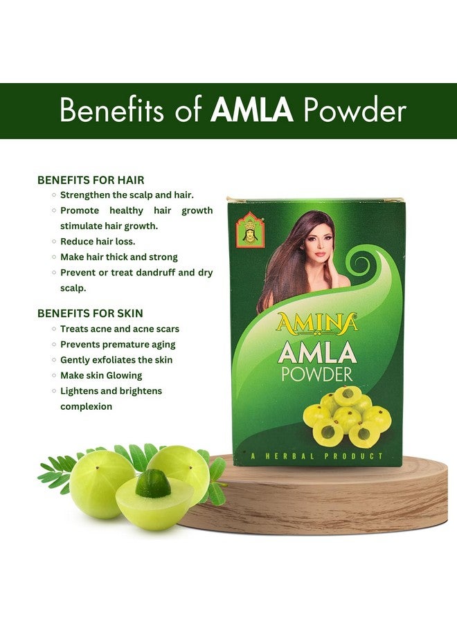 أمينا مسحوق الأملا من أمينة، عبوة 80 جرام، مكمل عشبي أيورفيدي - Image 3