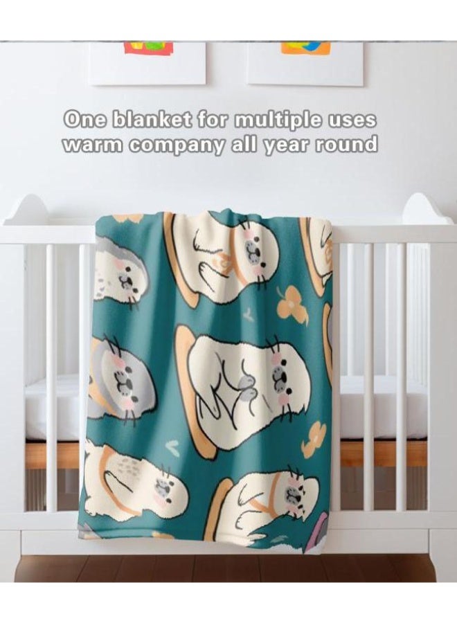 عام بطانية رقيقة من الفانيلا (حرارة ومريحة، ومناسبة للنوم واستخدام اللعبة والغبار والرمل) 150 سم * 200 سم - 1180 - Image 4