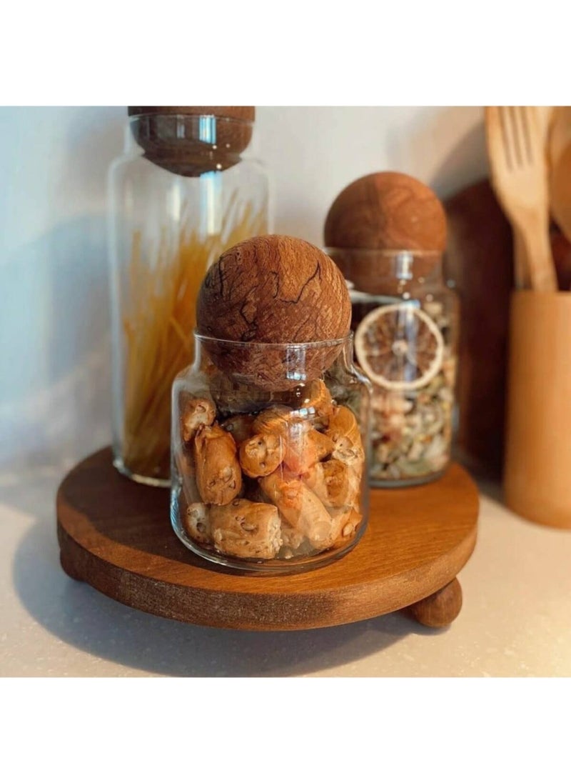 Teknotrust Tekno Trust Service Presentation Quality Wooden Ball-Legged Presentation  - Image 1