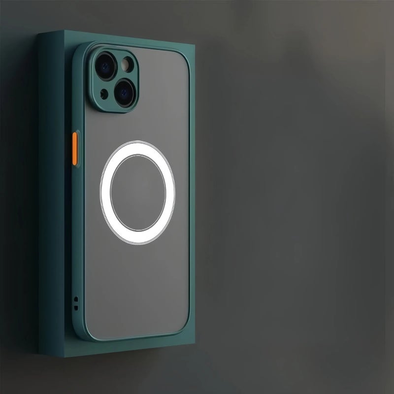 Luxury Magnetic Wireless Charging Armor Case for iPhone 11/12/13/14/15/16/17 Pro Max Plus - Image 5
