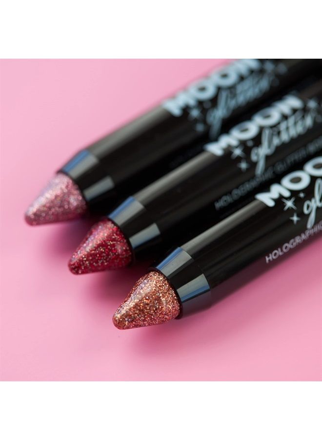Moon Glitter Holographic Glitter Paint Stick/Body Crayon makeup for the Face & Body by Moon Glitter - 0.12oz - Set of 6 colours - Image 3