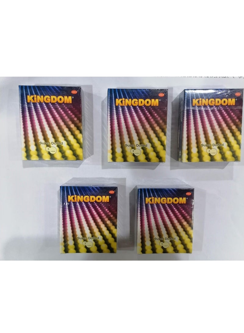 Kingdom dotted male condoms 5 pcs