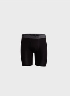 Hanes مجموعة من 4 سراويل داخلية بشعارات متنوعة  - Image 4