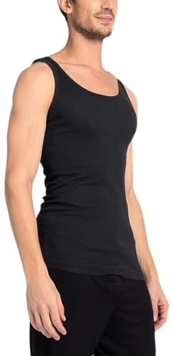 Andrew Scott Men's A Shirts | Cotton Tank Top Athletic Undershirts | Multi Packs & Colors - Image 4
