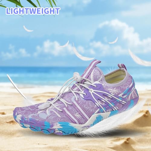 ziitop Water Shoes for Women Men Beach Shoe Women Swim Pool River Barefoot Shoes Quick Dry Slip-on for Pool Beach Surf Water Park Yoga - Image 5