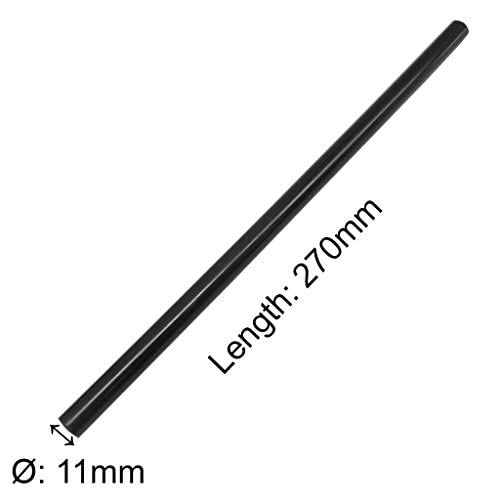 TrendBox Pack of 50 Black 11mmx270mm - Hot Melt Glue Sticks Strips Melting Adhesive for Handmade Craft DIY Home Office Project Craftwork Fix & Repairs - Image 2