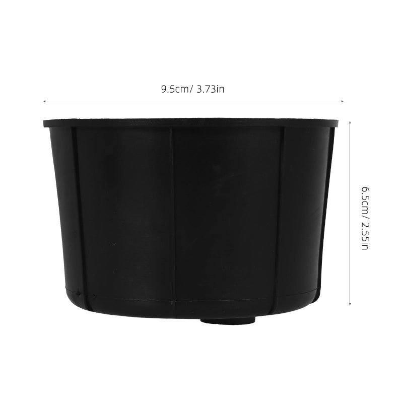 Black Rubber Cup Holder Liner Insert 2Pcs for Ford F150 2009 2014 Rear Center Console Replacement - Image 4