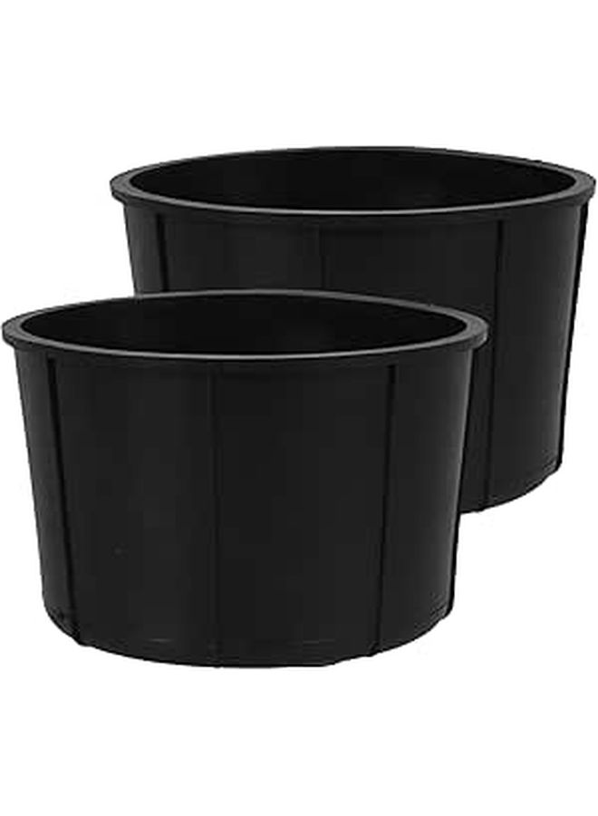 Black Rubber Cup Holder Liner Insert 2Pcs for Ford F150 2009 2014 Rear Center Console Replacement - Image 1