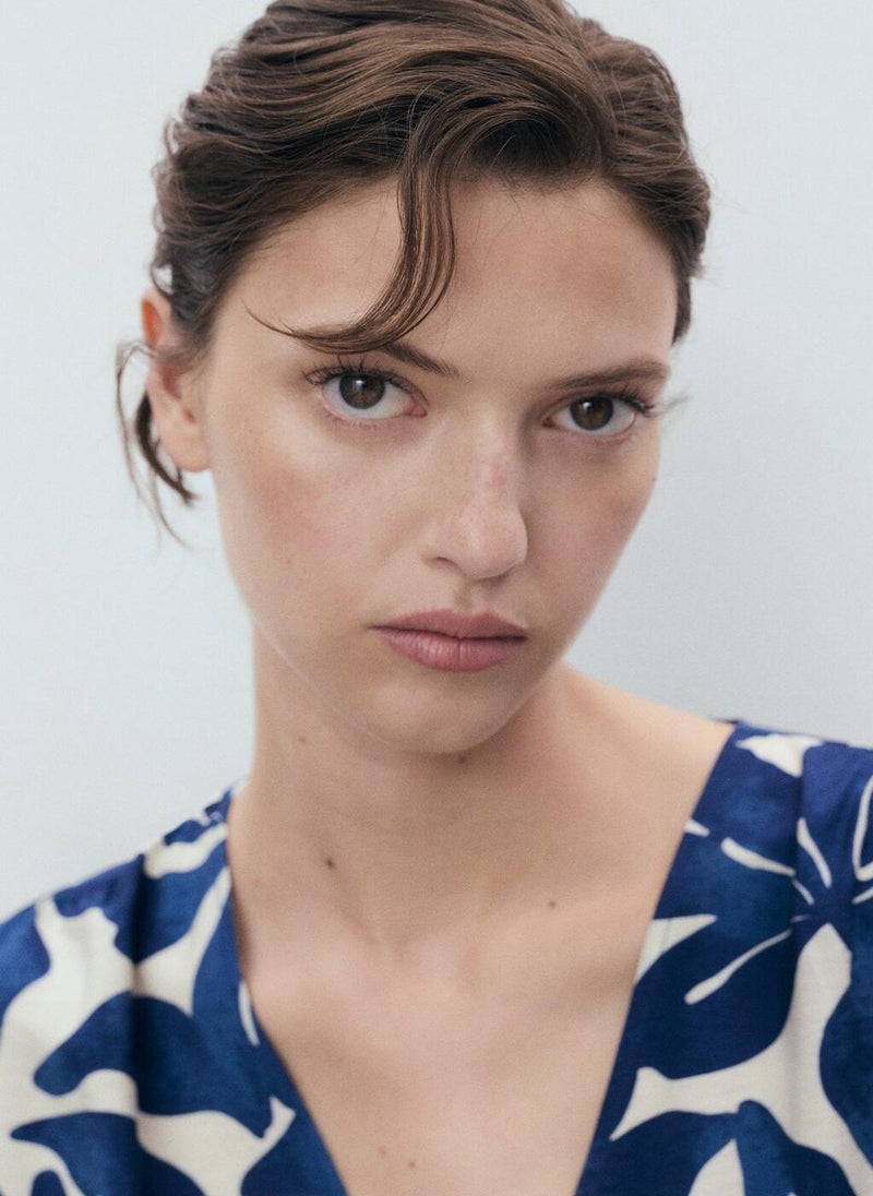 مانجو فستان طويل مطبوع - Image 4