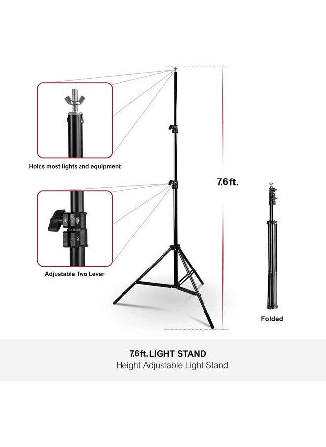 JS JULIUS STUDIO 10 ft. Wide Backdrop Stand, 9 x 13 ft. Silky Texture Green Screen Chromakey Background Backdrop with 4 Set of Strong Clamps and String Clips, JSAG704  - Image 5