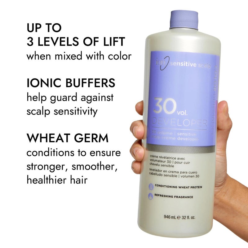 Ion Sensitive Scalp 30 Volume Creme Developer 32 Oz - Image 4