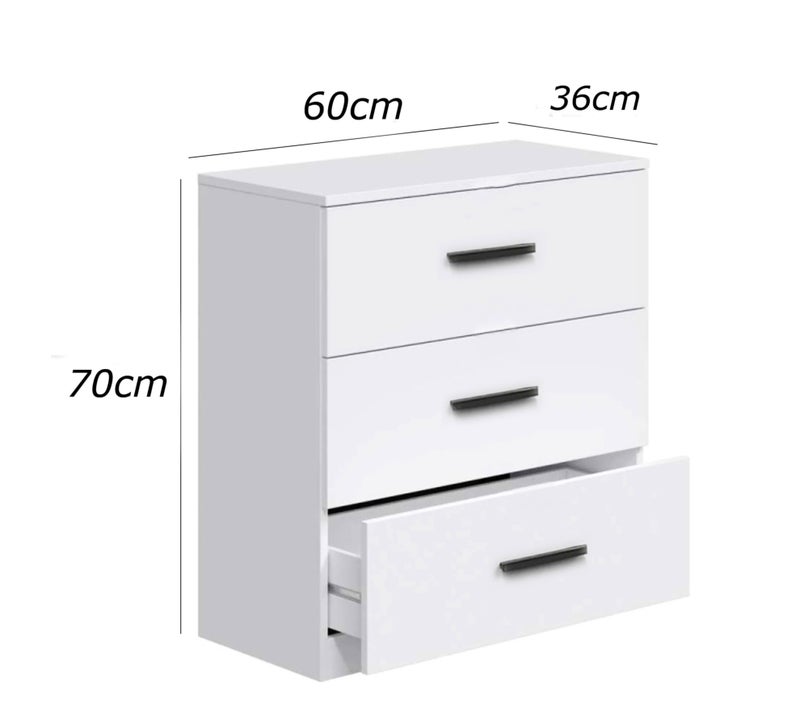 فرنتشر ستور كومود مودرن ام دي اف - ارتفاع 70 سم - عرض 60 سم - عمق 36 سم ، من فرنتشر ستور. - Image 4