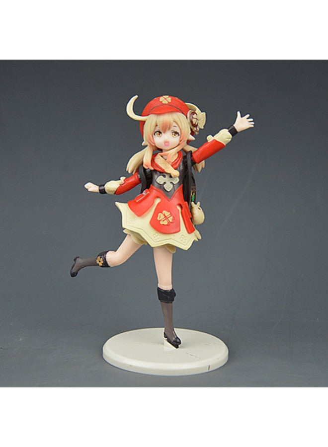 Decoration Children's Toy Gospel Woman Warrior Tide Clothing Auska Hand-made Model Animation Peripheral Collection Decoration Gift-Color:Waving Koli Bag 14CM - Image 1
