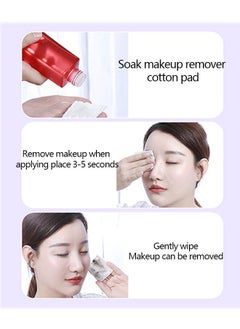 222 Piece Hypoallergenic Facial Cleansing Squares Cotton Pads, Makeup Remover Pads Three Layer Thickened Cotton, Facial Lip Eye Makeup Remover Pads for women - pzsku/Z4A2BE218DBDDED06F1A1Z/45/_/1695462749/8d72657c-7c77-40b9-aa89-7a1832dedf06