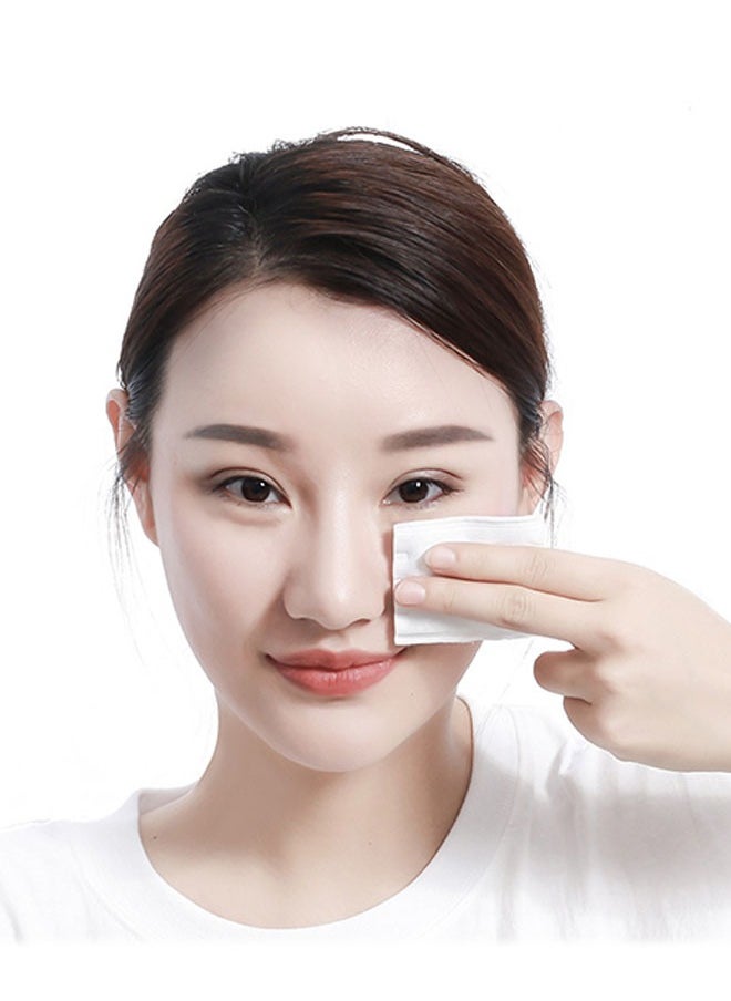 Ant 222 Piece Hypoallergenic Facial Cleansing Squares Cotton Pads, Makeup Remover Pads Three Layer Thickened Cotton, Facial Lip Eye Makeup Remover Pads for women  - Image 3