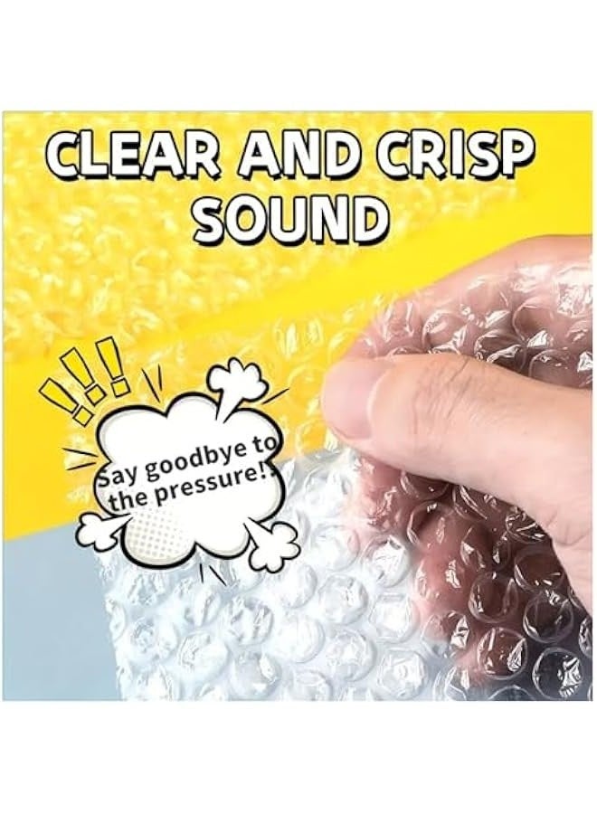 Pinching Bubble Wrap Sheets Box,Ultra-Soft Decompression Venting Toy,Sensory Fidget Stress Relief Gifts for Women Office Management and Fun Breaks (3) - Image 4