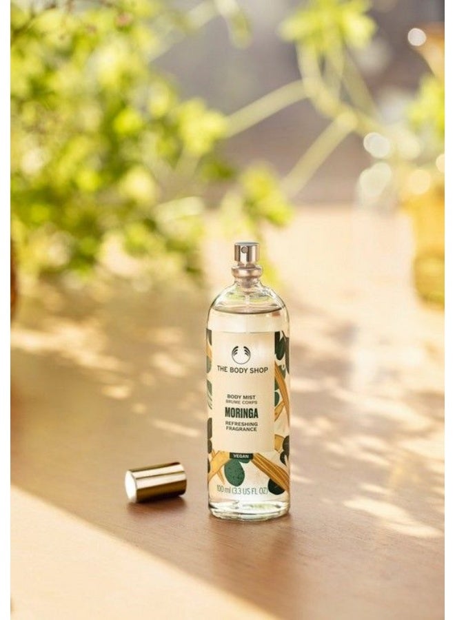 THE BODY SHOP Moringa Body Mist – Refreshing Floral Fragrance Spray with 96% Natural Origin Ingredients, Light & Delicate Scent, Vegan, 100ml - Image 2