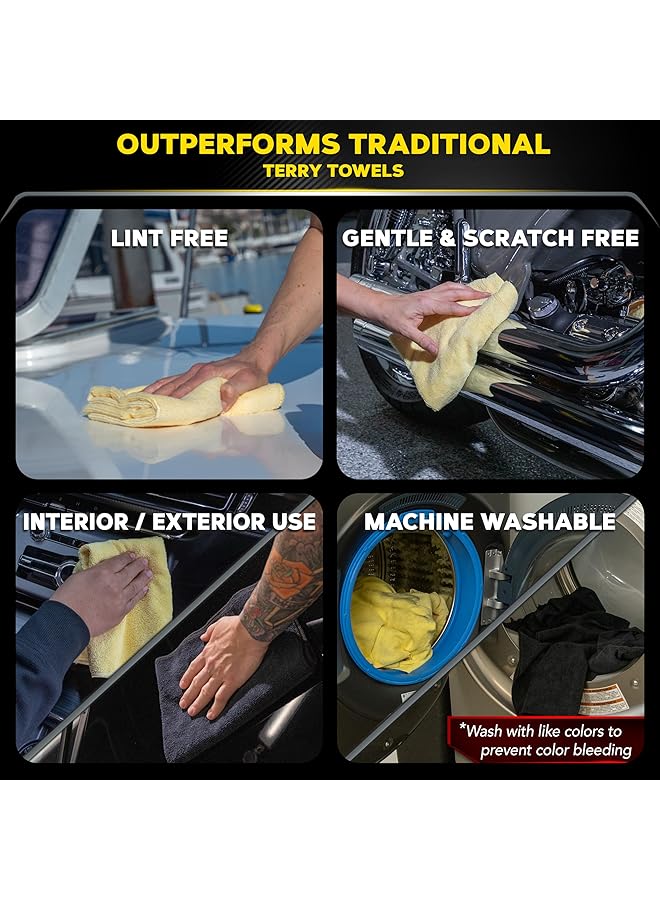 Meguiar's X2025 Supreme Shine Microfiber Towels - 6 Pack - Image 3