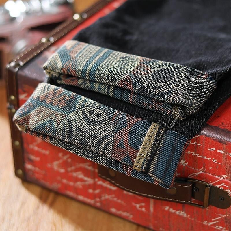 Unisex Classic Denim Jeans Loose Fit Daily Outdoor Wear - Image 4