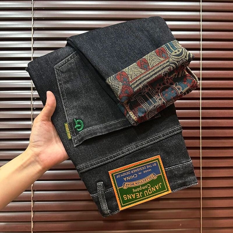 Unisex Classic Denim Jeans Loose Fit Daily Outdoor Wear - Image 3