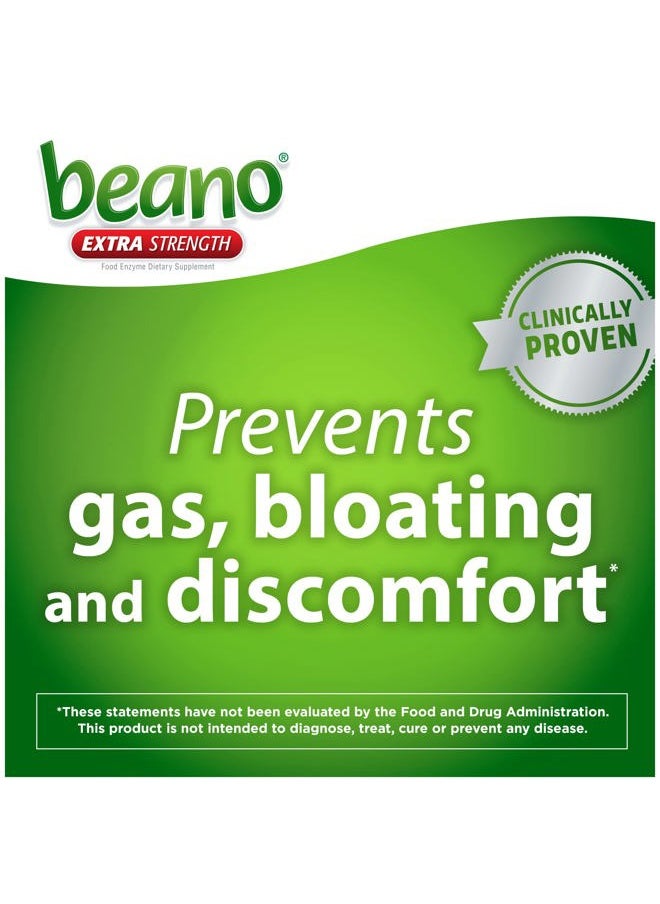 Beano Extra Strength, Gas Prevention & Digestive Enzyme Supplement, 150 Count  - Image 5