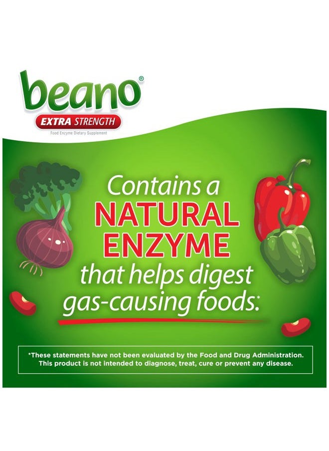 Beano Extra Strength, Gas Prevention & Digestive Enzyme Supplement, 150 Count  - Image 4