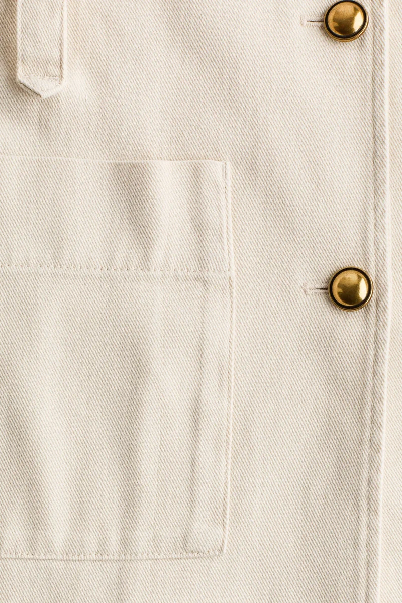 H&M Belted cotton blazer