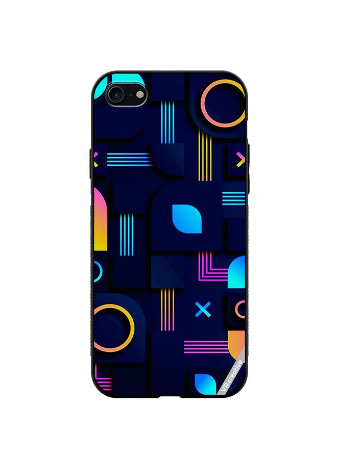 VR CREATIVE Protective Case Cover For Apple iPhone SE (2022) Texture Design Multicolour - Image 1