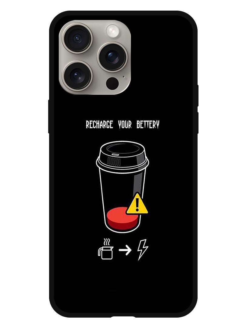 Theodor Protective Case Anti Scratch Shock Proof Bumper Cover For iPhone 15 Pro Max Recharge - Image 1