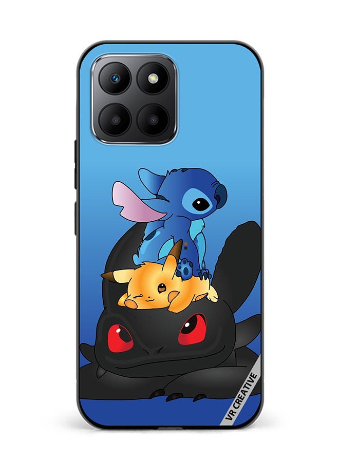 VR CREATIVE Protective Case Cover For Honor 70 Lite Cartoon Mix Design Multicolour - Image 1