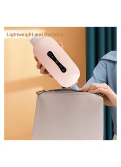 FARROBIZZ Menstrual Heating Pad, 3 Levels Adjustable Temperature Electric Period Heating Belt, Portable Waist Back or Belly Pain Relief Heating Belt for Women Girl (Pink)  - Image 3