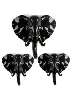 NIBEMINENT 3-Piece Elephant Head Hanger Set  - Image 1