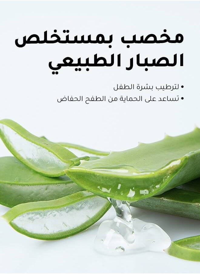 hibobi 99% Water Gentle Cleansing Baby Refresh Wipes With Hydrating Power of Aloe Vera, Pack of 12, 720 Count  - Image 2