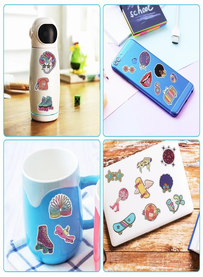 Cleverplay 100 Pack 90s 80s Stickers, 1990's 1980's Hip Hop Party Favors, Birthday Decorations - Image 4